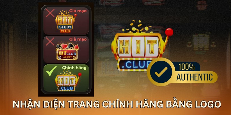 HITCLUB Phân Biệt Thật Giả Chuẩn Nhất Cho Người Chơi Mới 4 Phân biệt logo chuẩn của HITCLUB